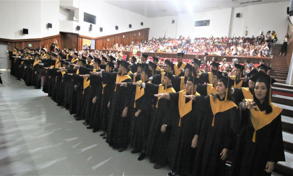 Se celebró el acto académico de la Quincuagésima Primera Generación de la carrera en Contaduría “Mtro. Ali Ríos Medina”
