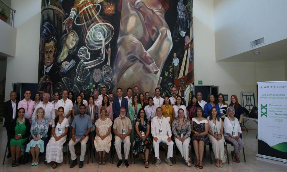 Aperturan trabajos del “XX Encuentro de la Red de Organismos Defensores de los Derechos Universitario 2023” en CUCosta