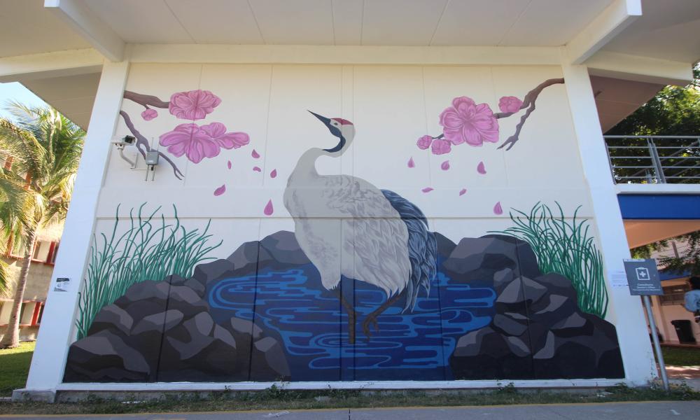 Promueve CUCosta la cultura de paz con murales “TRACEMOS CUC”