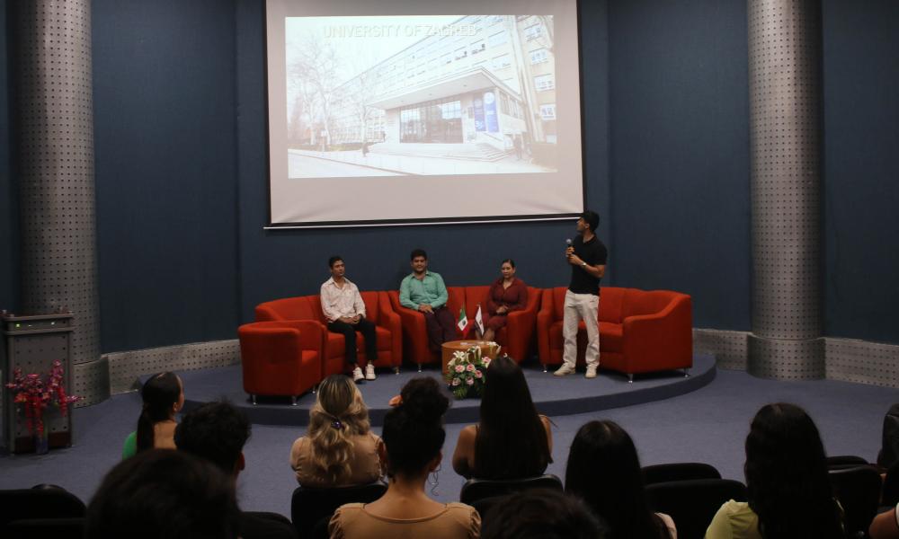 Comparten estudiantes experiencias de intercambios académicos
