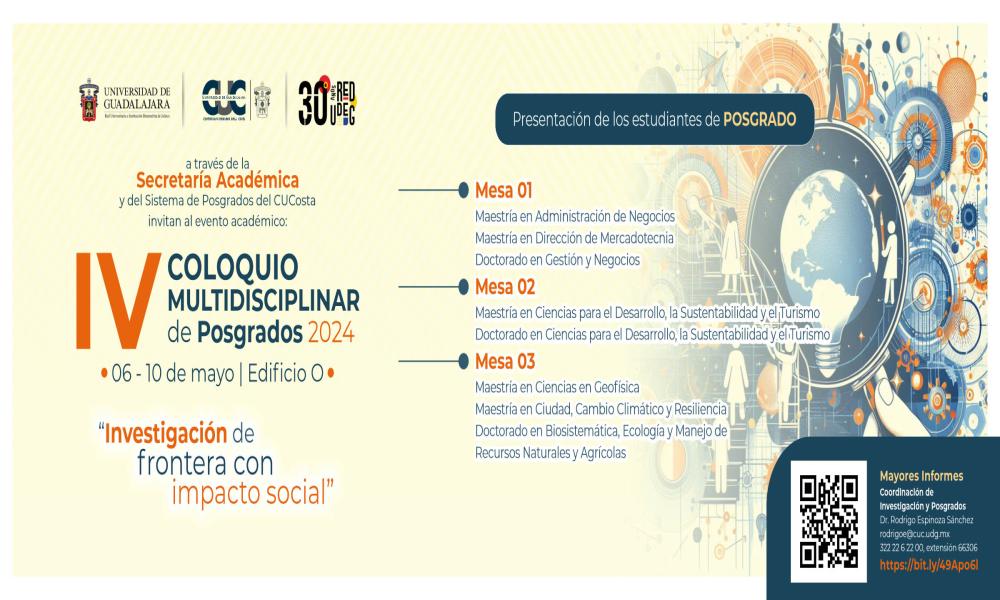 Preparan “IV Coloquio Multidisciplinar de Posgrados” con 150 presentaciones