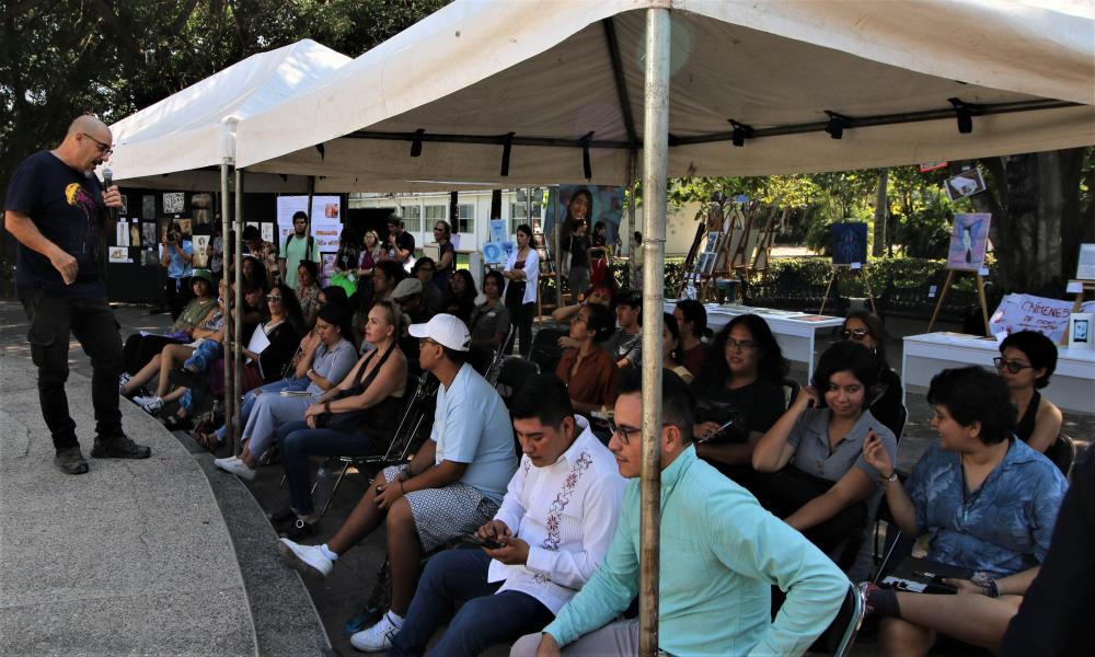 Durante la Segunda Semana de Artes exhiben más de 120 obras en CUCosta