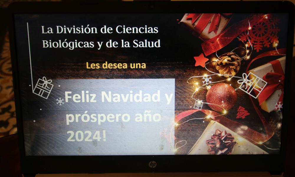 Celebran directivos y académicos de la División de Ciencias Biológicas y de la Salud en vísperas de las fiestas navideñas
