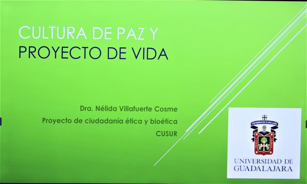 Impulsa CUCosta taller “Cultura de la Paz y Sentido de Vida”