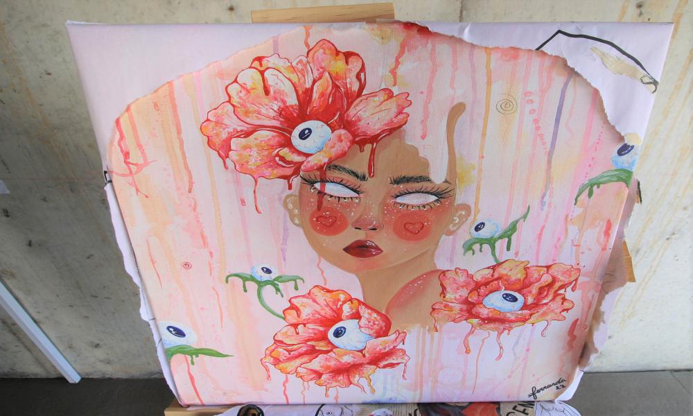 Estudiantes presentan sus procesos creativos en exposición en CUCosta