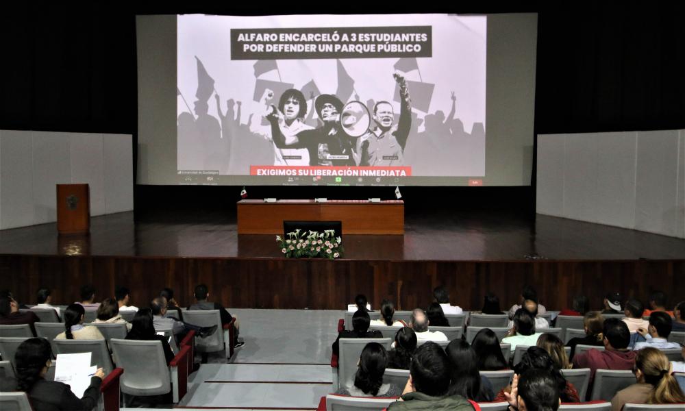 “Lucharemos hasta que sean liberados los tres estudiantes de la FEU”