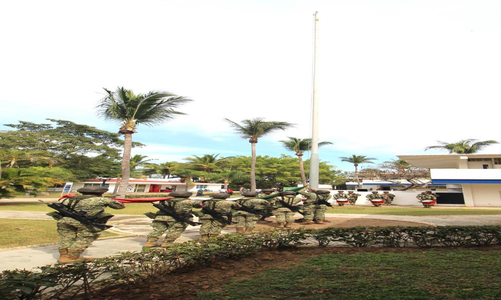 Se realiza ceremonia anticipada del Día de la Bandera en CUCosta