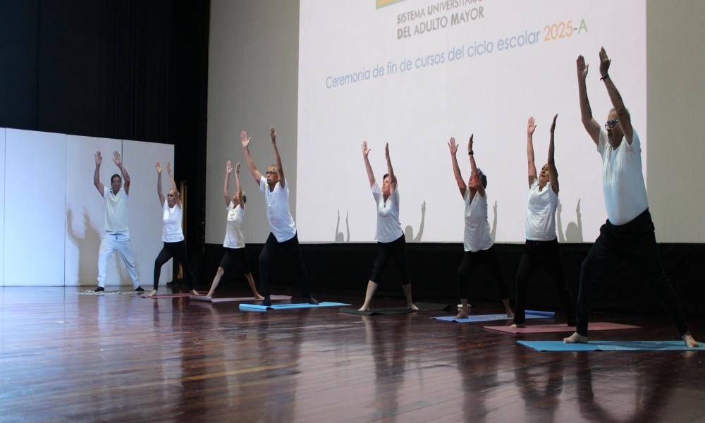 Celebran cierre del ciclo 2025-A del Sistema Universitario del Adulto Mayor