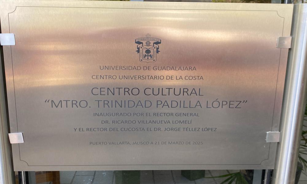 Deja Dr. Jorge Téllez López en funciones el Centro Cultural y Mercado Escuela del CUCosta