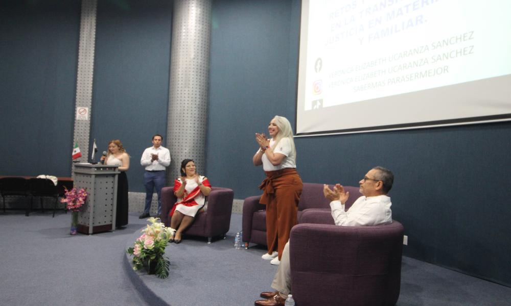 Comparte Magistrada Verónica Ucaranza los próximos retos en materia civil y familiar