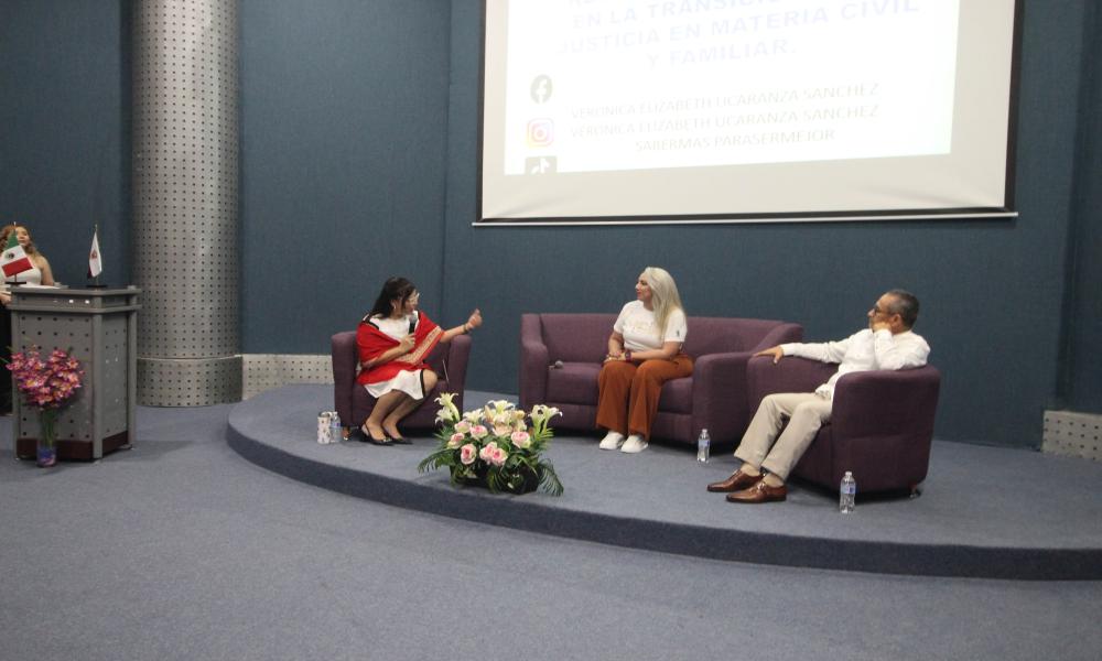 Comparte Magistrada Verónica Ucaranza los próximos retos en materia civil y familiar