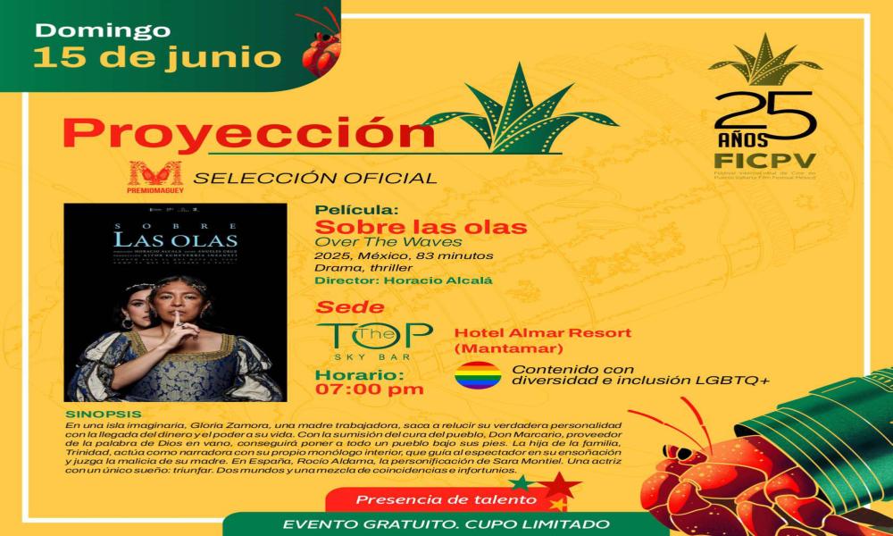 El CUCosta invita al Festival Internacional de Cine en Puerto Vallarta 2025