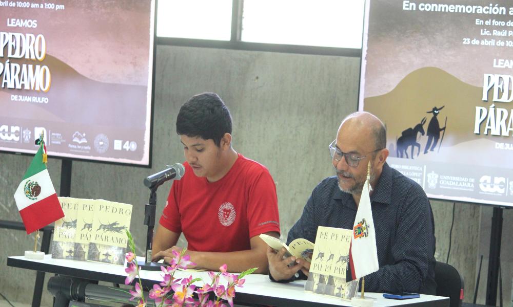 Presentan en CUCosta el proyecto de promoción de la lectura “Piensa, Lee y Sueña” en el marco del Día Mundial del Libro