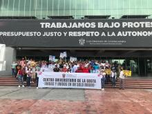 CUCosta marcha en defensa de la educación, la salud y el medio ambiente