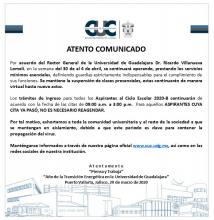 AVISO IMPORTANTE PERSONAL ADMINISTRATIVO Y ASPIRANTES A INGRESAR AL CUCOSTA