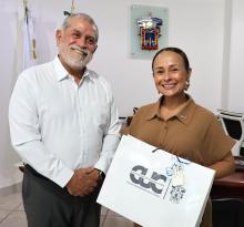 Recibe el Dr. Jorge Téllez la visita de la nueva Cónsul de Educación y Cultura de EU